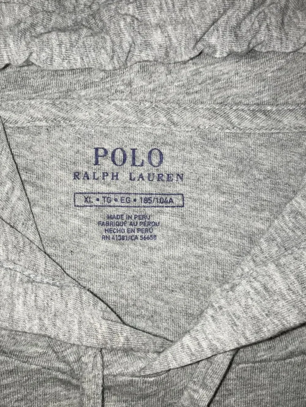 Men's Polo Ralph Lauren Hooded Long Sleeve T-shirt-Size XL